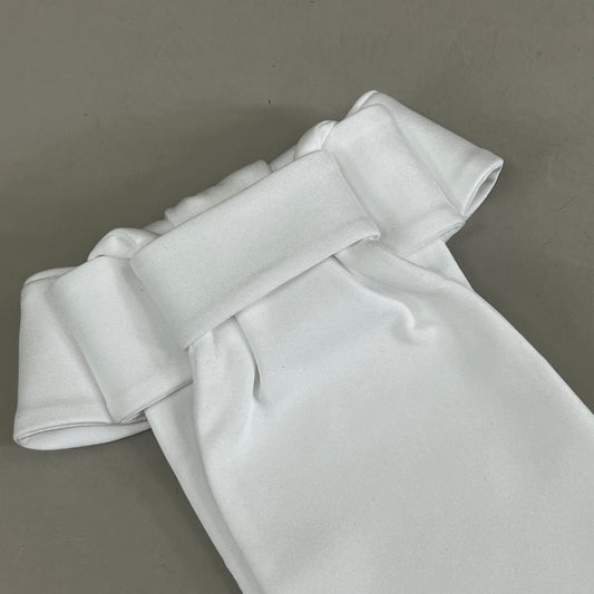 SAMSHIELD Plastron White Equestrian Riding Tie Women's Sz XS/S White