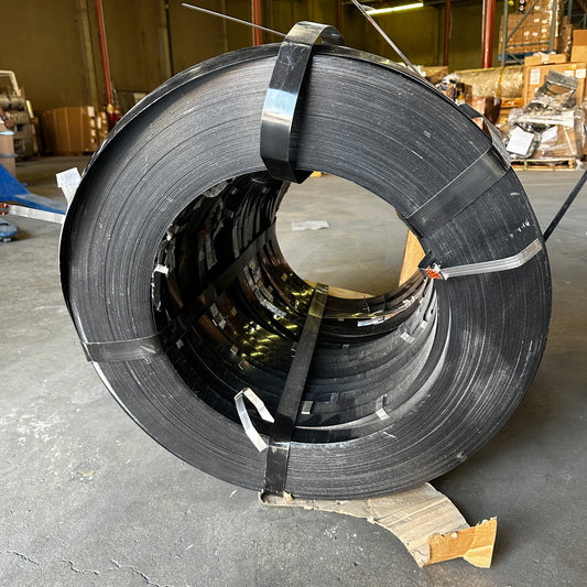 Standard Steel Strapping Big Reels Size 27"x24" Black