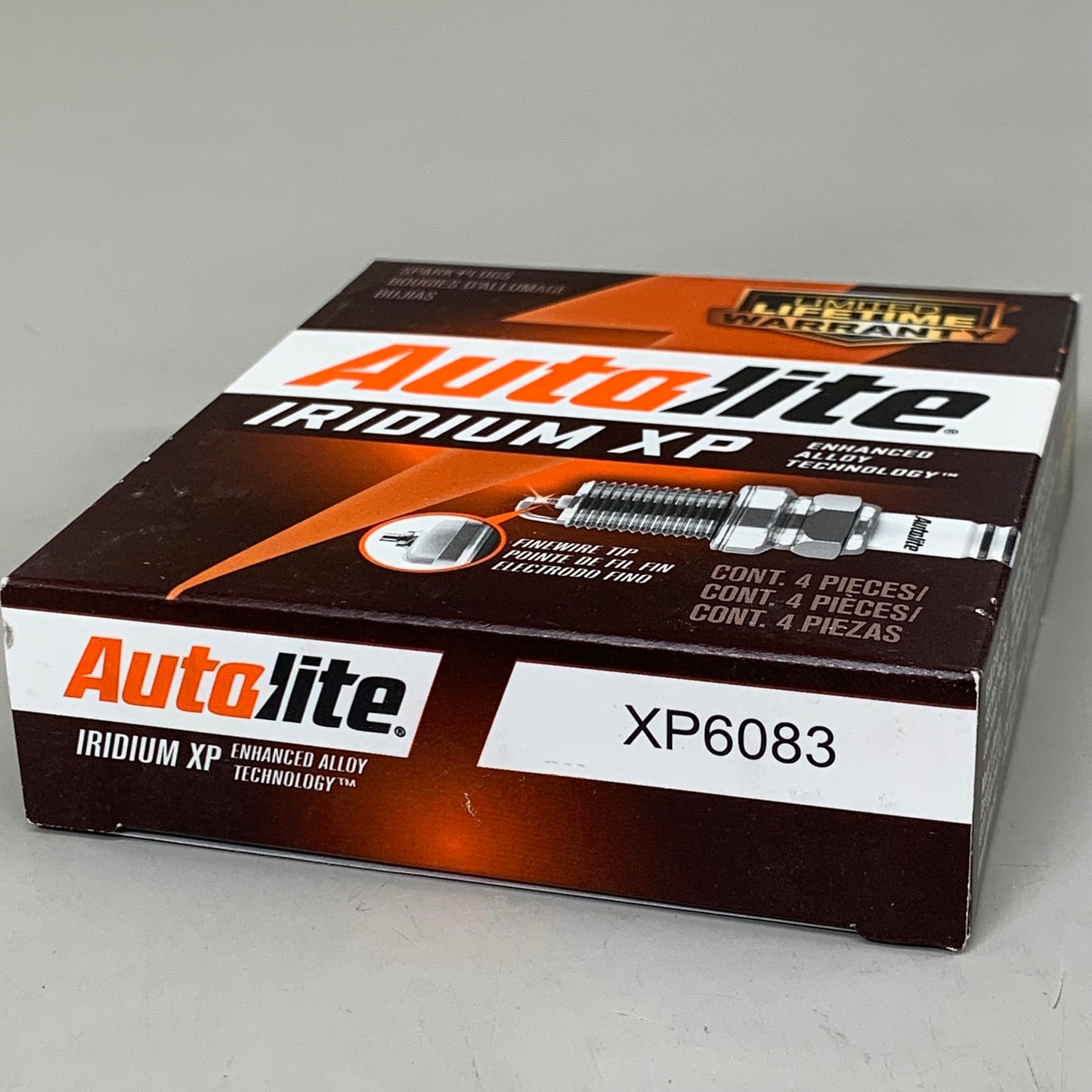 AUTOLITE (4 PACK) Platinum Iridium XP Spark Plug Fine Wire 14mm Thread Dia XP6083