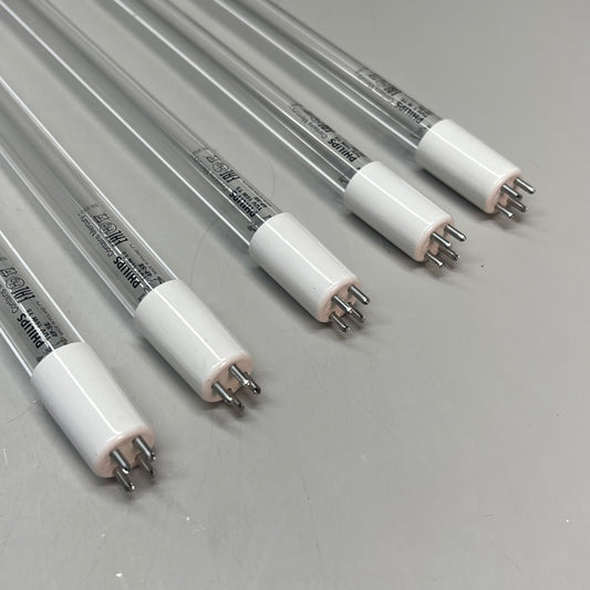 PHILIPS (5 PACK) Germicidal Florescent Tube Light 13" 16 W TUV 16W T5 4P-SE