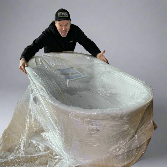 WOODBRIDGE Freestanding Bathtub Sz 67” L x 32” W x 23” H, White B0013 BTA1513