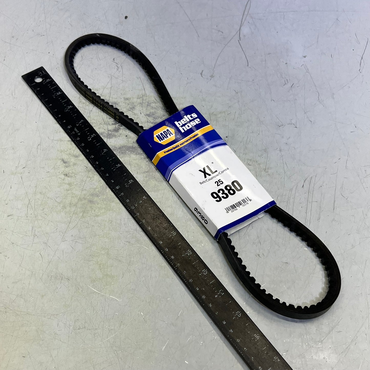 NAPA EPDM High Capacity Notched V-Belt HC50 15/32" x 38 5/8" Black 259380