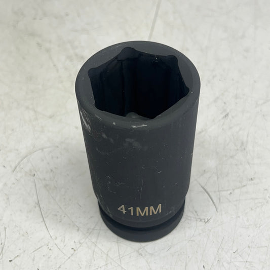 ASCOT CR-MO Alloy Steel Deep Thin-wall Impact Socket 1" Drive x 41mm 3041MDT