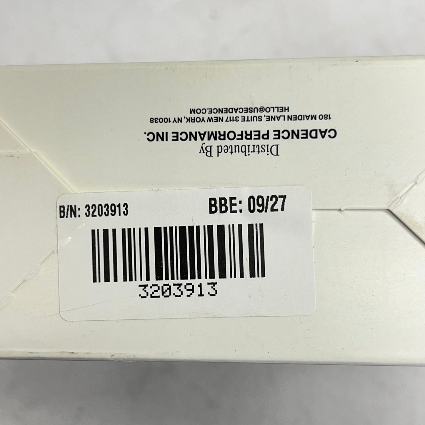 CANDENCE (30 SACHETS) Core Electrolyte Supplement Orange 0.18oz BB 09/27