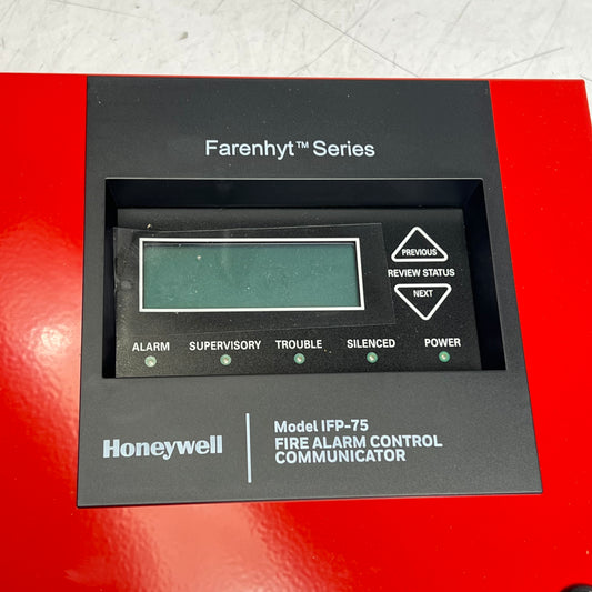 HONEYWELL Silent Knight Fire Alarm Control Panel In Cabinet 19x16x3 Red IFP-75
