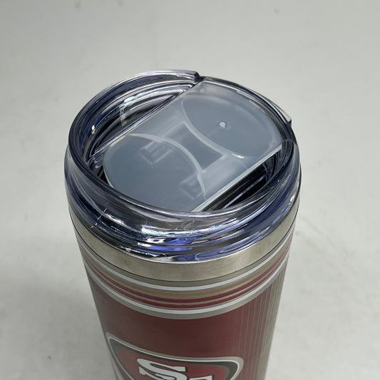 NFL San Francisco 49ers Roadie Stainless Steel Tumbler 18oz Red/Gold 6926