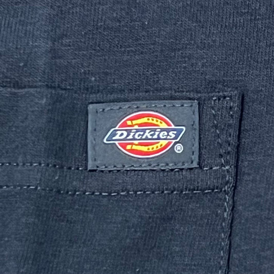 DICKIES Heavyweight Fabric Long Sleeve Pocket T-Shirt Men's Sz M Dark Navy WL450DN