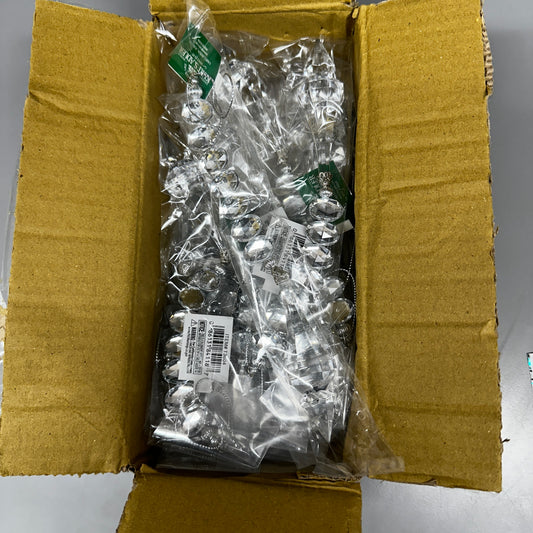 ZA@ KURT S. ADLER (24 PACK) Clear Gemstone Jewelry W/ Dangle Christmas Ornaments T3604 A