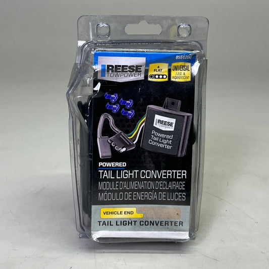REESE TOWPOWER Powered Tail Light Converter Kit Sz 7" H x 3.5" W 8551200