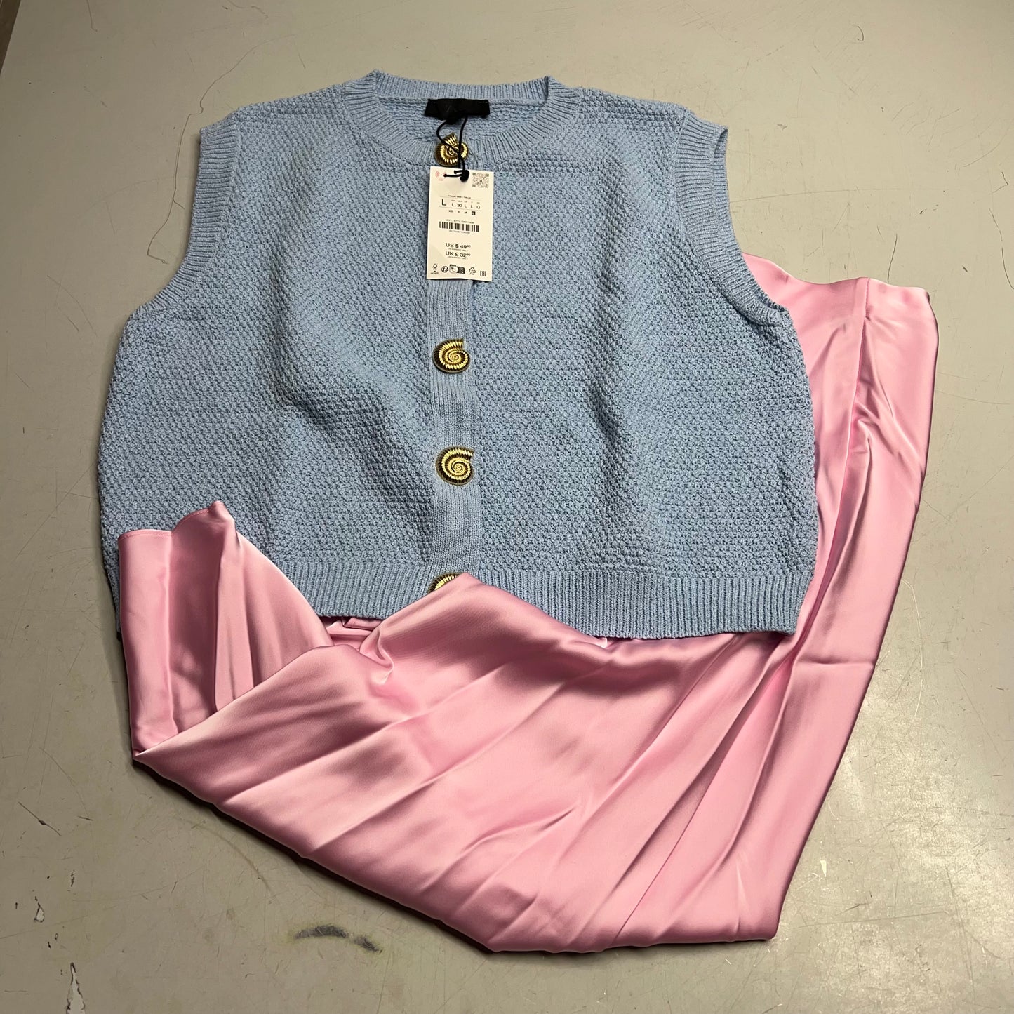 ZA@ ZARA Lot of Assorted Clothing Cardigans & Skirts Women's Sz M & L Multicolor