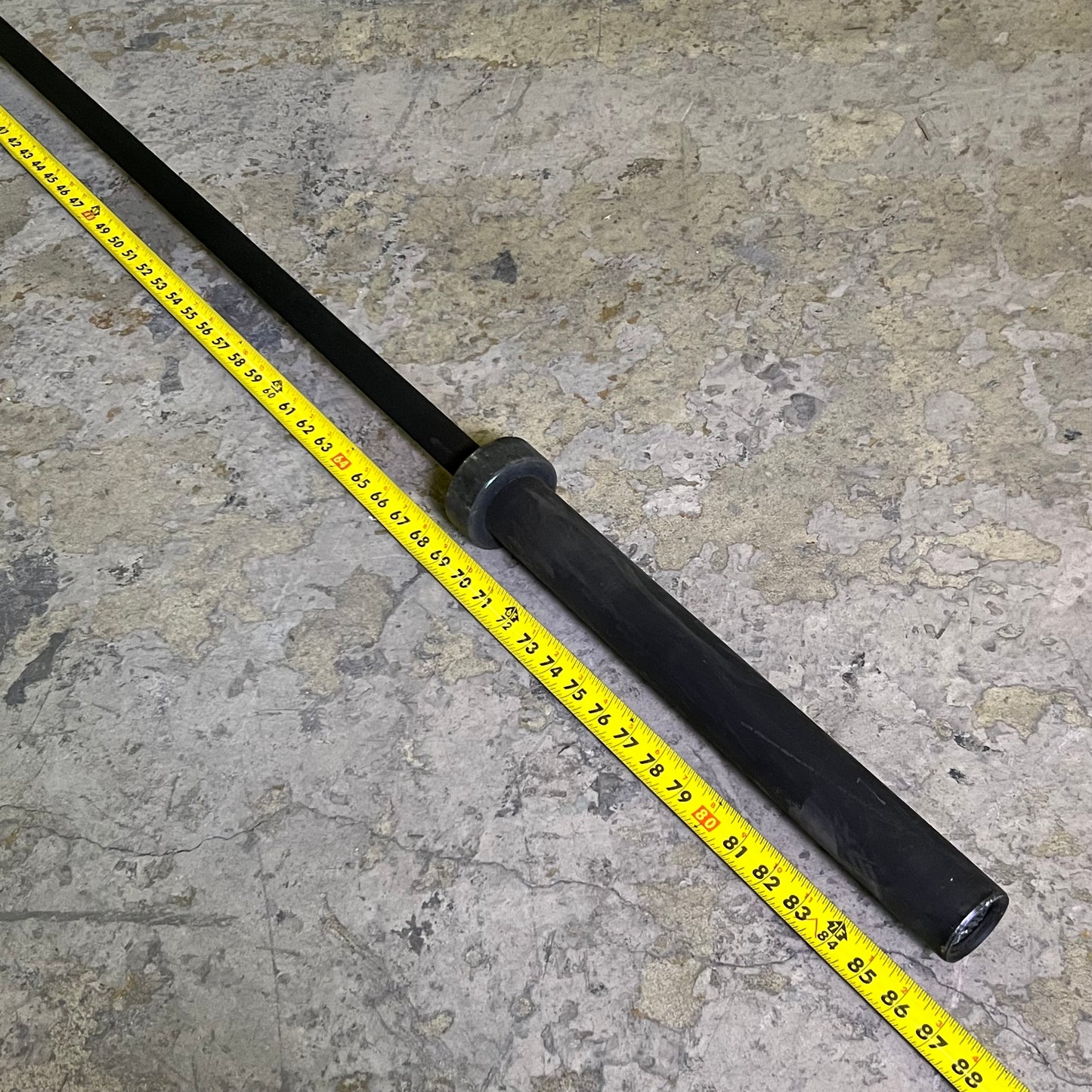 BETTER Olympic Barbell 86” 1500 LB Capacity Black 0B86, Black