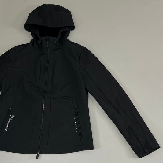 SAMSHIELD Victoria Equestrian Hooded Quick Drying Jacket Women's Sz S Black
