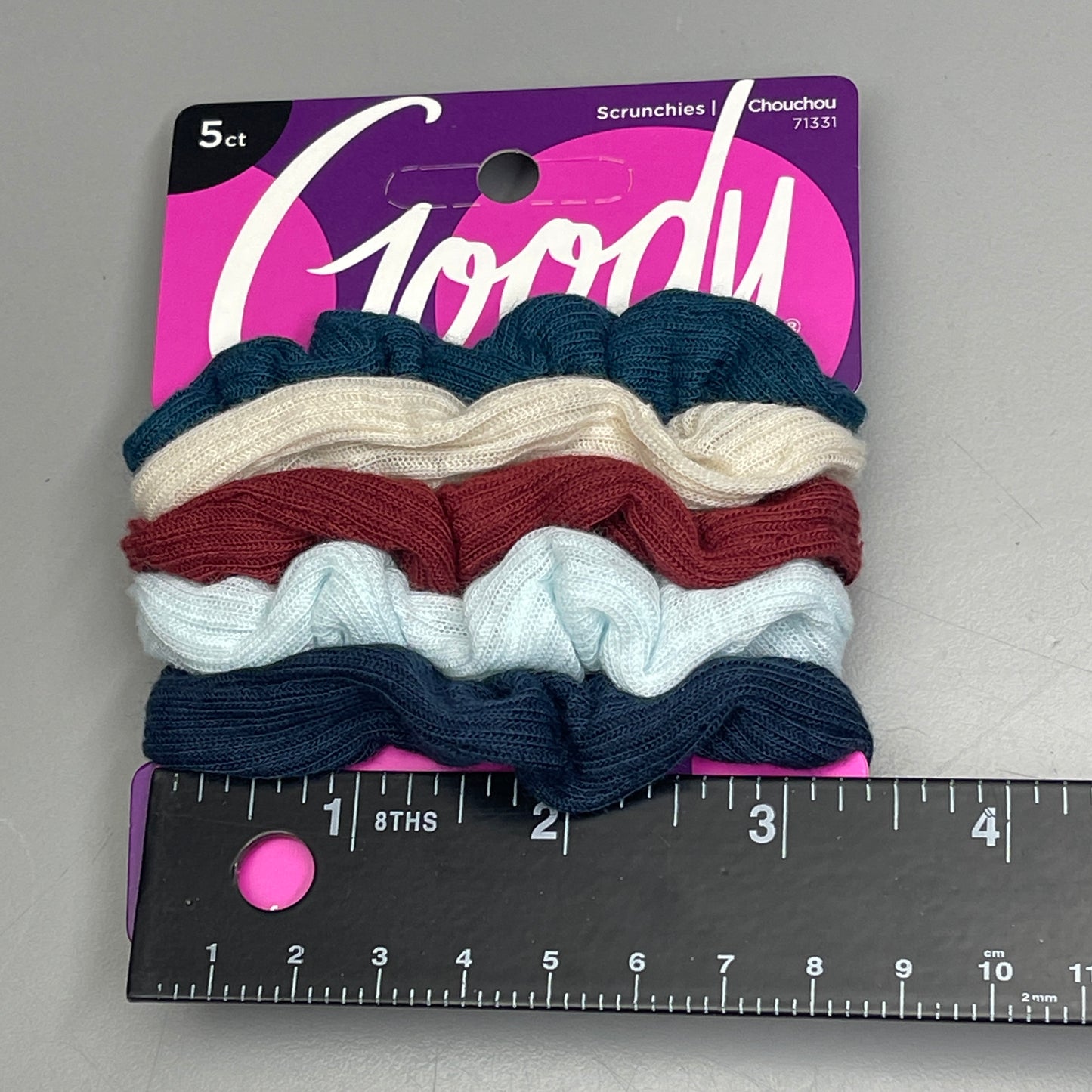 GOODY Comfort Hold Scrunchies 15 CT Assorted Colors 3001297 (New)