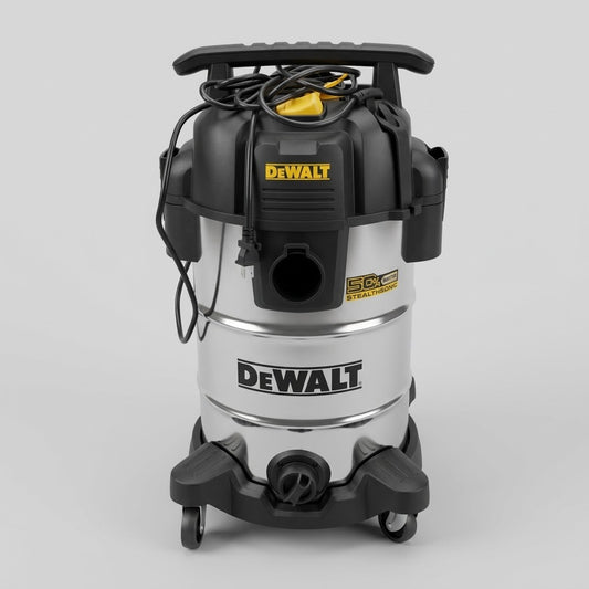 DEWALT Stainless Steel Quiet Wet/Dry Vacuum 8 Gal. 1938084 (Customer Return)