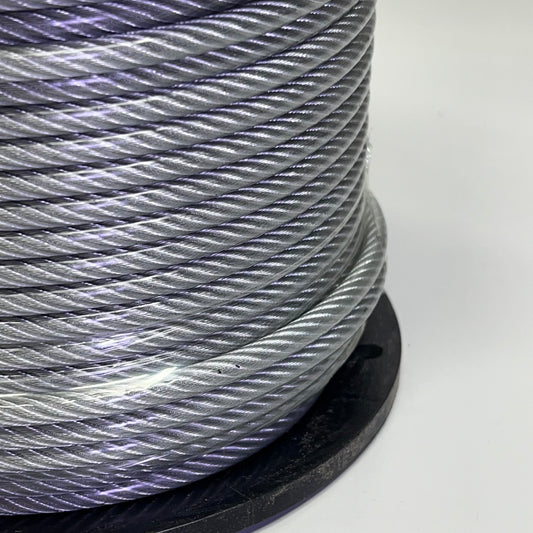 CAMPBELL High Strength Vinyl Coated Galvanized Reel Cable 3/16" X 250' 7000697