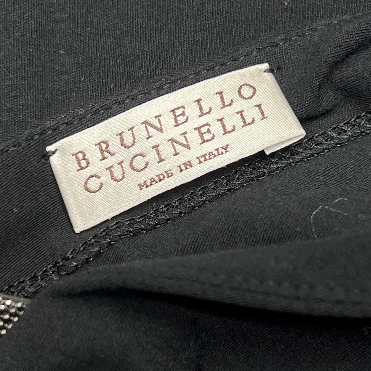 BRUNELLO CUCINELLI Ankle Dress W/ Shimmer Chest Accent 98% Cotton Women's Sz XL