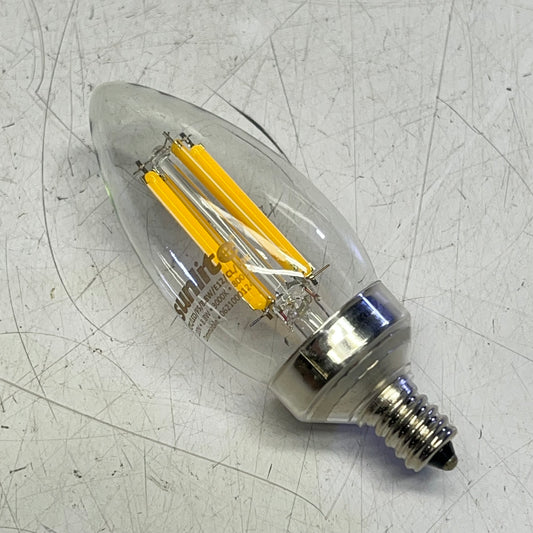 SUNLITE (4 PACK) Filament Light Bulb Chandelier 120 V E12 Warm White 81337