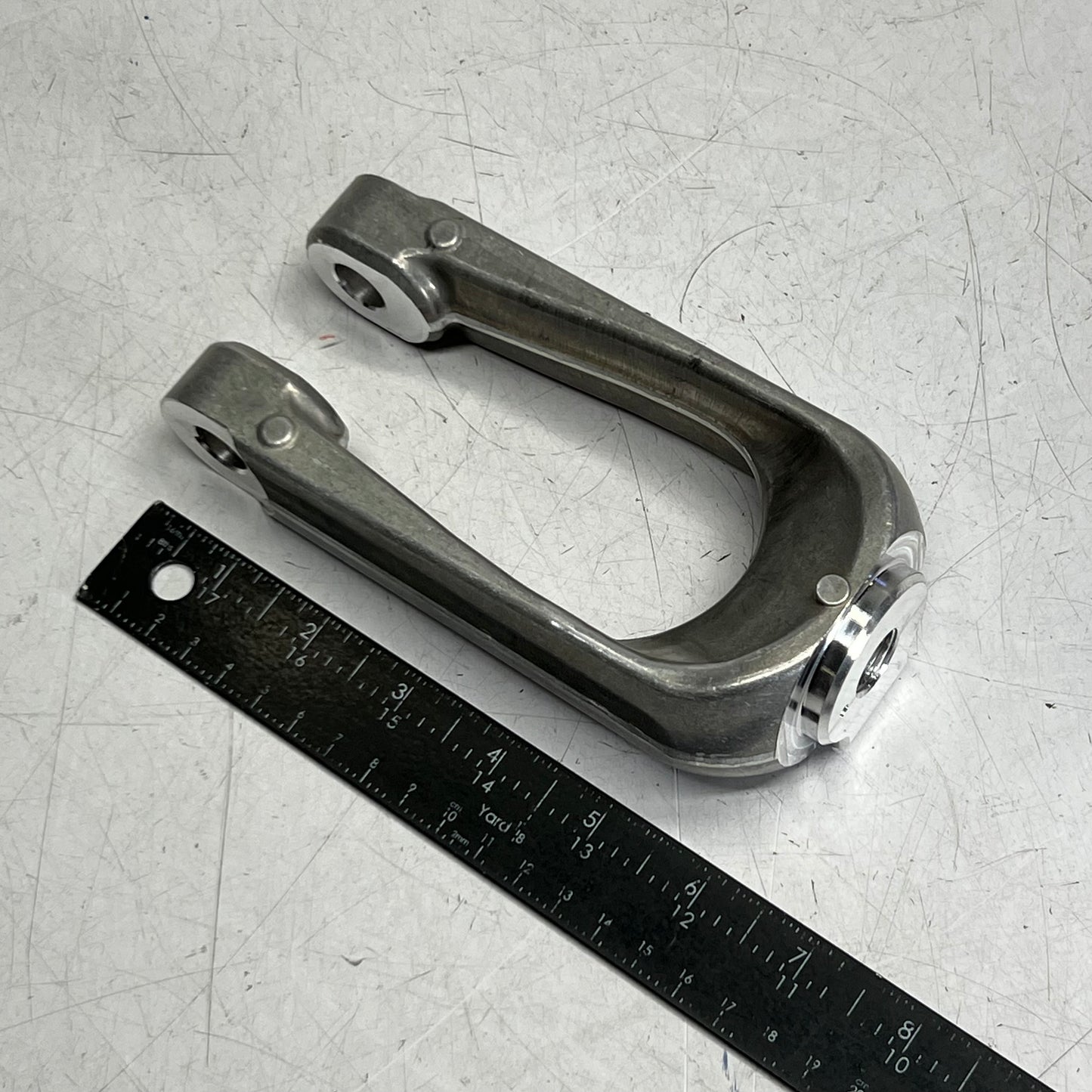 ANCHOR HARVEY Shock Therapy Billet Front Lower Shock Fork Sz 6.5"L x 3"W, Steel 663460-00