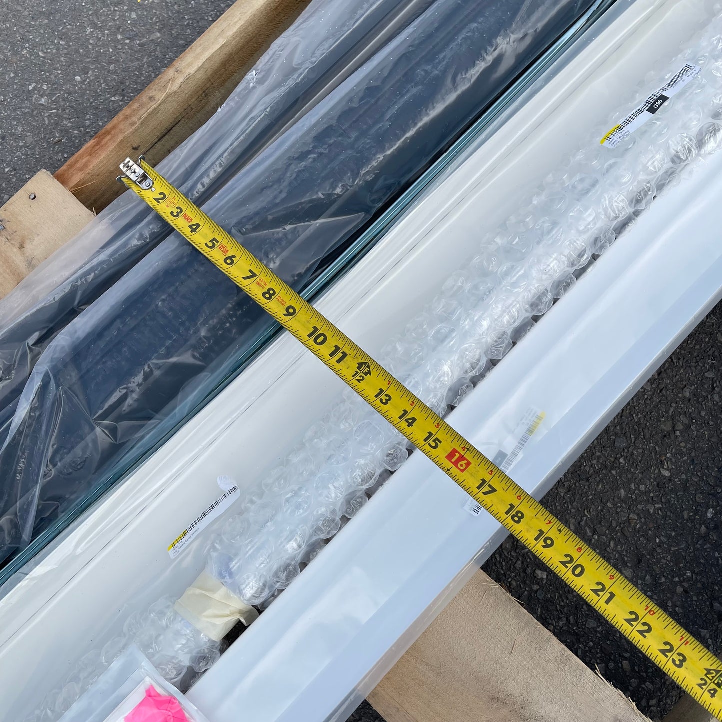 ZA@ Pallet of RACK ATTACK Rails & Blinds RAILS-80331RK (AS-IS)