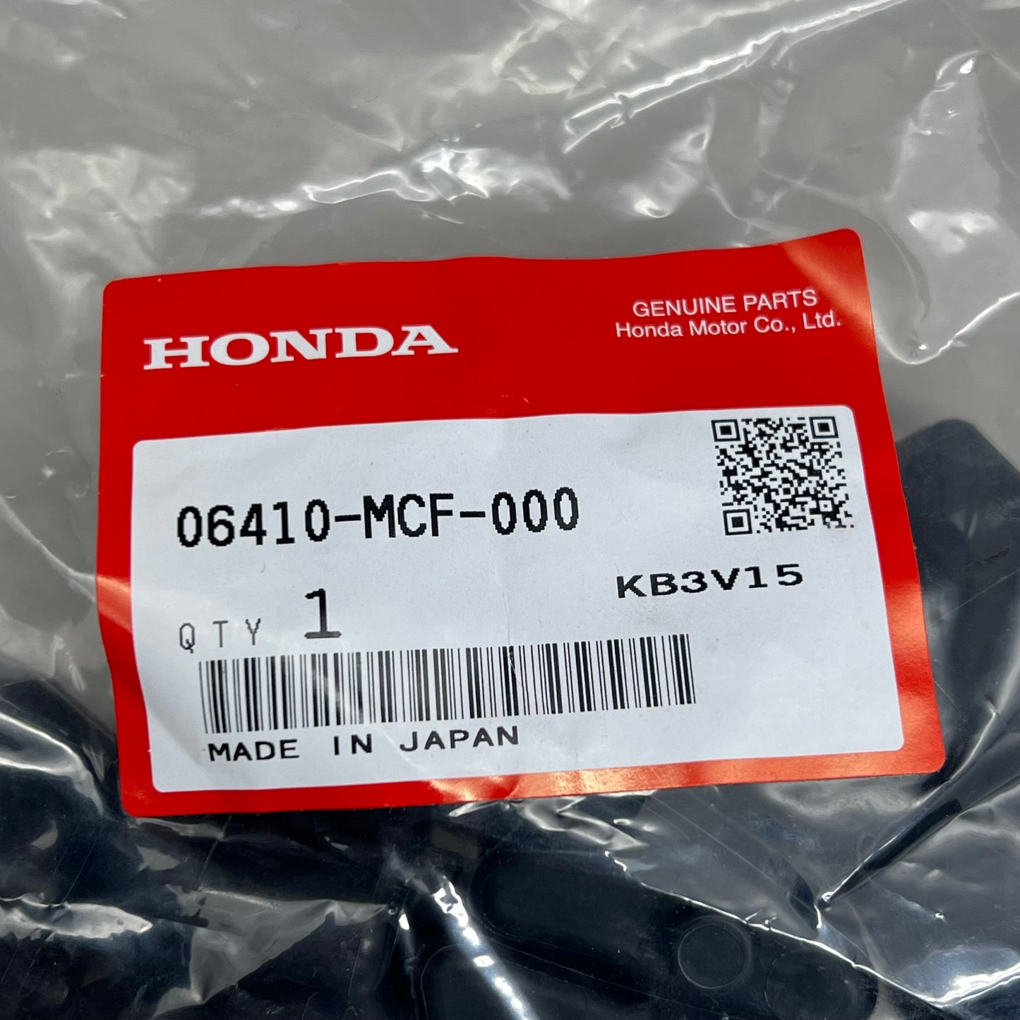 HONDA Wheel Damper Set Genuine OEM Black 06410-MCF-000