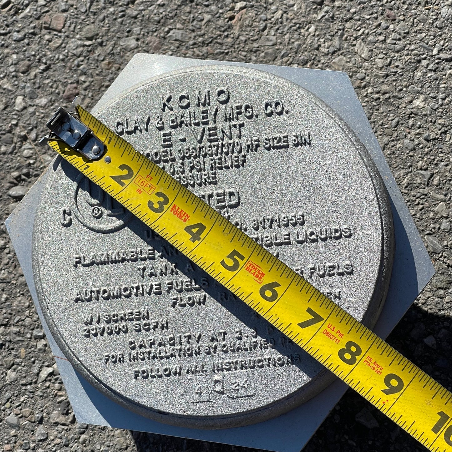 ZA@ Pallet of CLAY & BAILEY Flammable & Combustible Liquids Tank Accessory 366/367/370 HF (AS-IS)