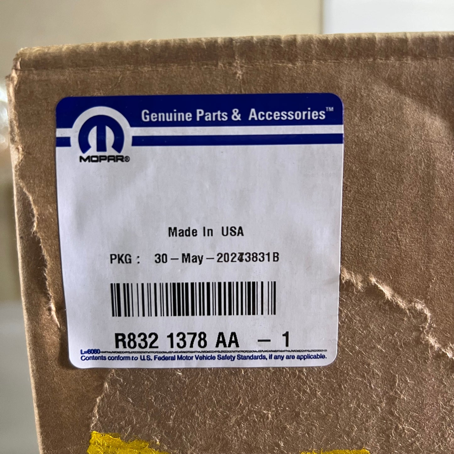 MOPAR Turbocharger 6.7L Diesel Sz 12” x 9.5” Silver R8321378AA