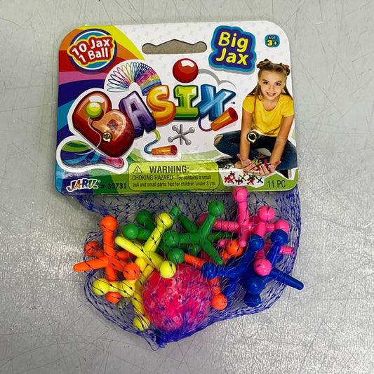 ZA@ JA-RU (3 PACK) Basix Big Jax Game 11 Piece Multicolor 30731