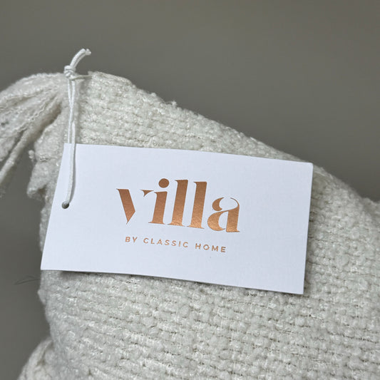 VILLA 14"x26" RN Rahun Decorative Throw Pillow Yellow/Ivory