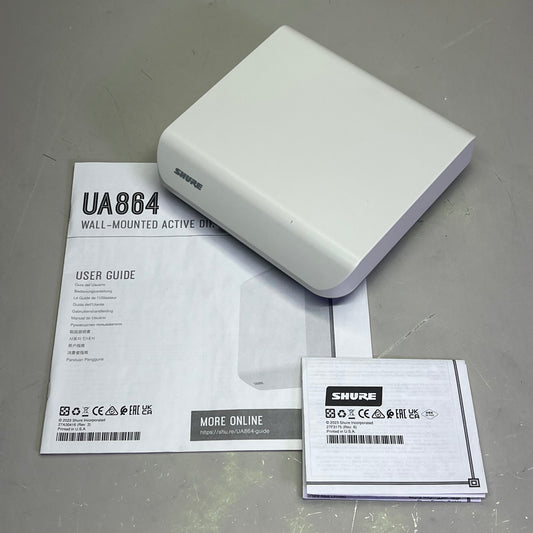 SHURE Wall-Mounted Wideband RF Coverage Panel Antenna 470-698 MHz White