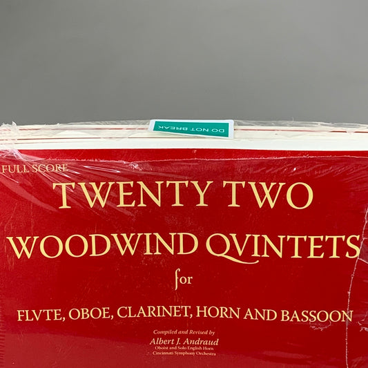SOUTHERN MUSIC (6 PACK!) Twenty Two Woodwind Quintets New Edition Red