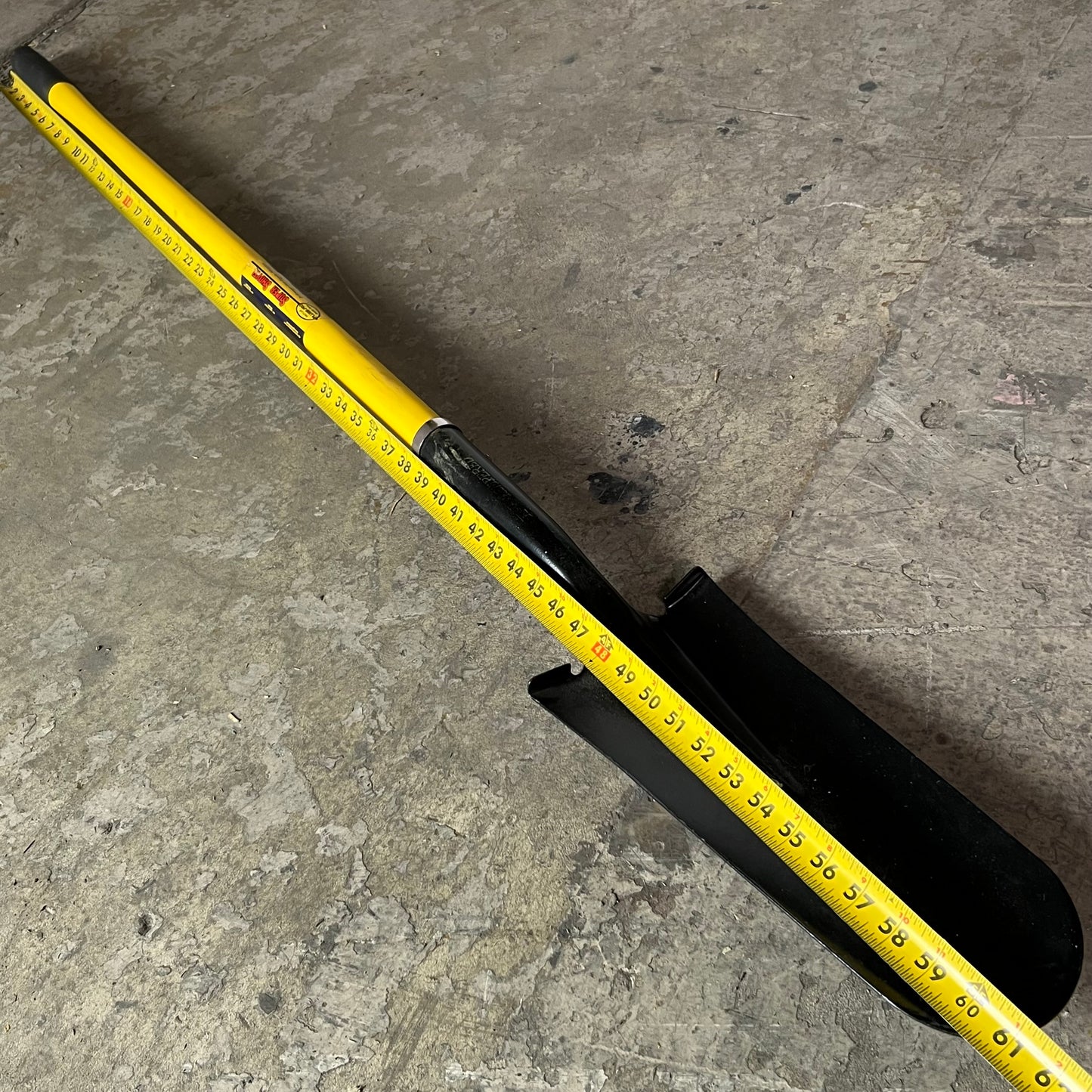 PLUMB-PRO Drain Spade Sharp Shooter Sz 48", Yellow & Black 274