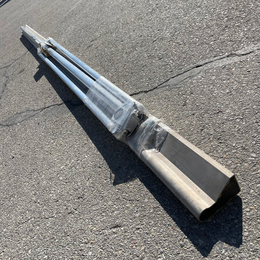 KRAFT TOOL CO. Extru-Lite Magnesium Paver 123.5” handle 144” x 4.5” screed CC291