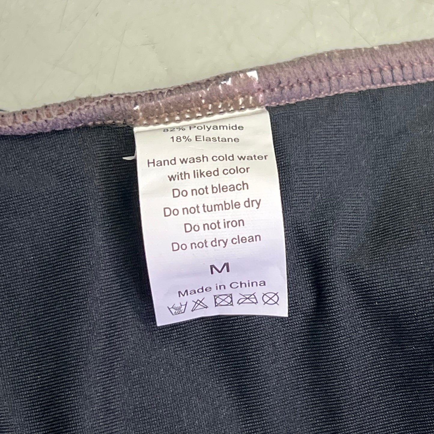 CHARMO Deep Scoop Neck Ruffle Cap Sleeve Swimsuit Women's Sz M Milk Chocolate