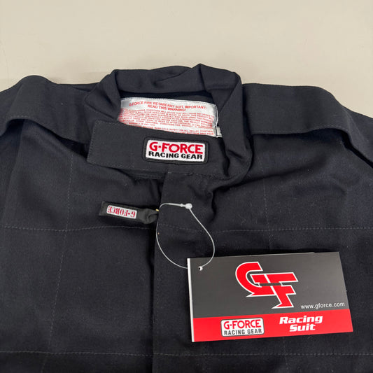 G-FORCE Racing Gear Jacket GF125 Men's SZ Small Black 4126SMLBK