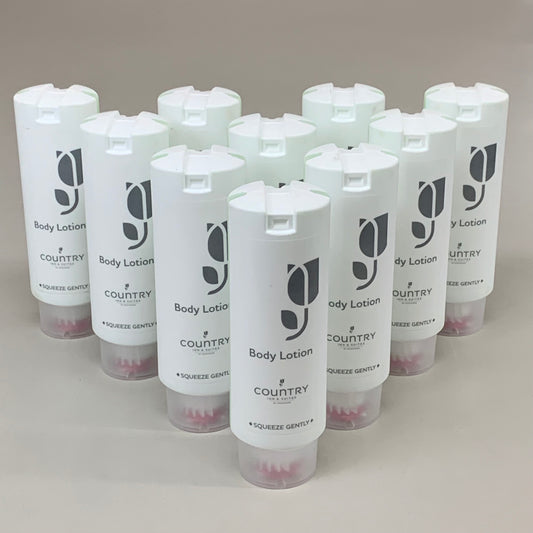 COUNTRY INN & SUITES (10 Pack) Body Lotion W/ Dispenser Top 360ML White
