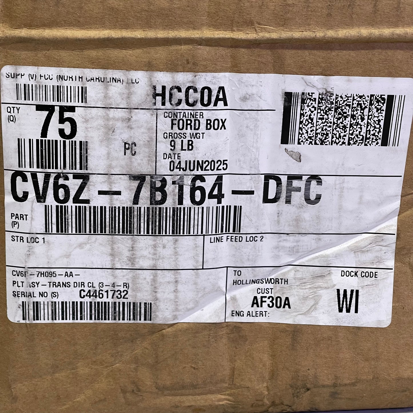 FORD (3 PACK) Genuine Transmission Clutch Friction Plate 7” Dia CV6Z-7B164-D