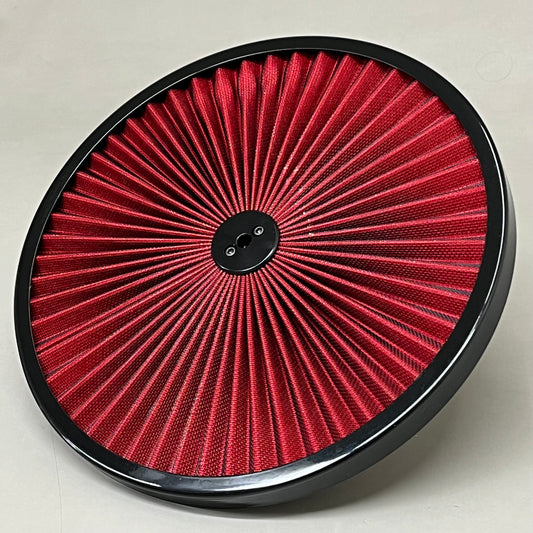 SPEEDMASTER Element Extreme Top Air Cleaner Kit 14"x3" Red/Chrome PCE104.1030.02