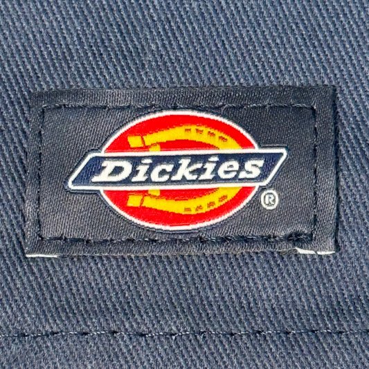 DICKIES Loose Fit Twill Work Shorts 13" Inseam Men's Sz 34 Navy Blue 42283NV