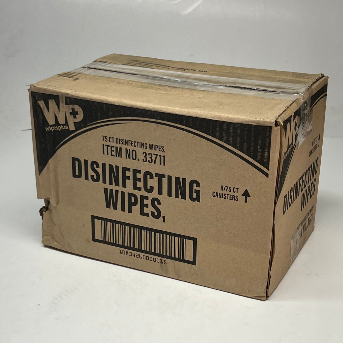 CARLISLE (6 PACK - 450 Total) Disinfecting Wipes Sz 7" X 7" White 33711