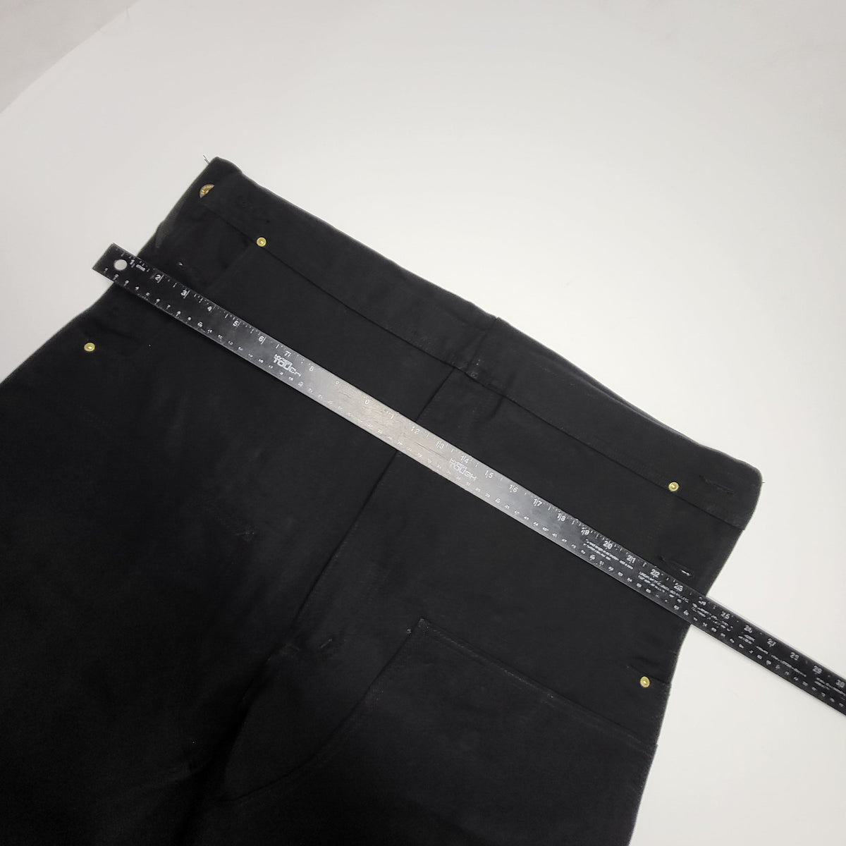 CARHARTT Iconic R01 Duck Rib Overall Wind Fighter Relaxed Fit 42x32 Black 102776-001
