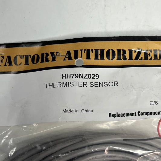 CARRIER Oem Water Temperature Thermistor Sensor 4" 5K Ohm HH79NZ029