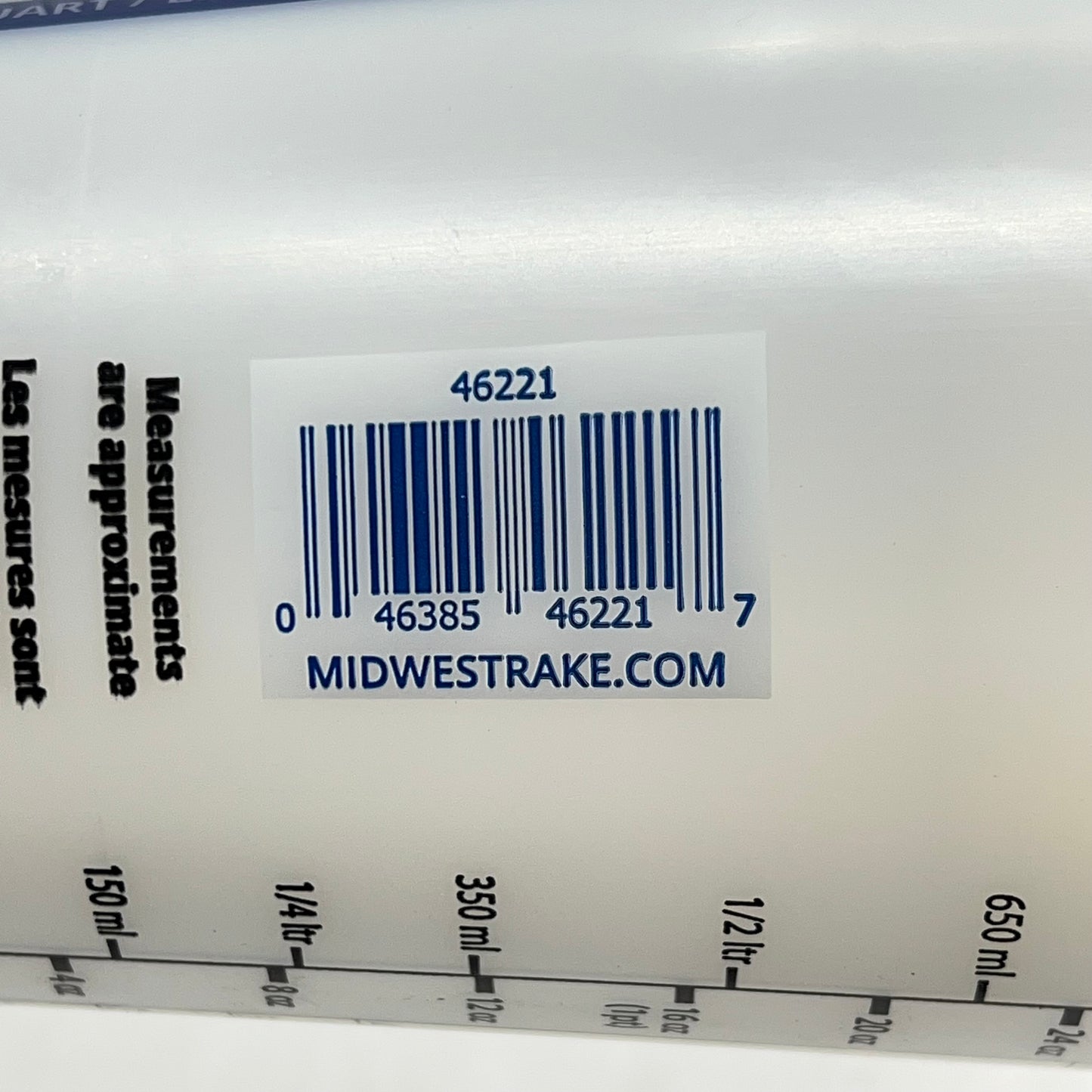 ZA@ MIDWEST RAKE (10 PACK) Mix & Measure Container 1 Quart Clear 46221
