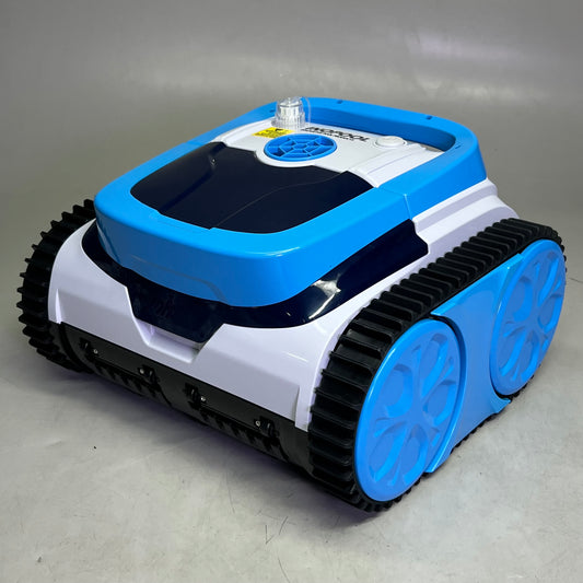 INOPOOL Wall Climbing Cordless Robotic Cleaner 1400 sq/ft, Blue LATITUDE PLUS