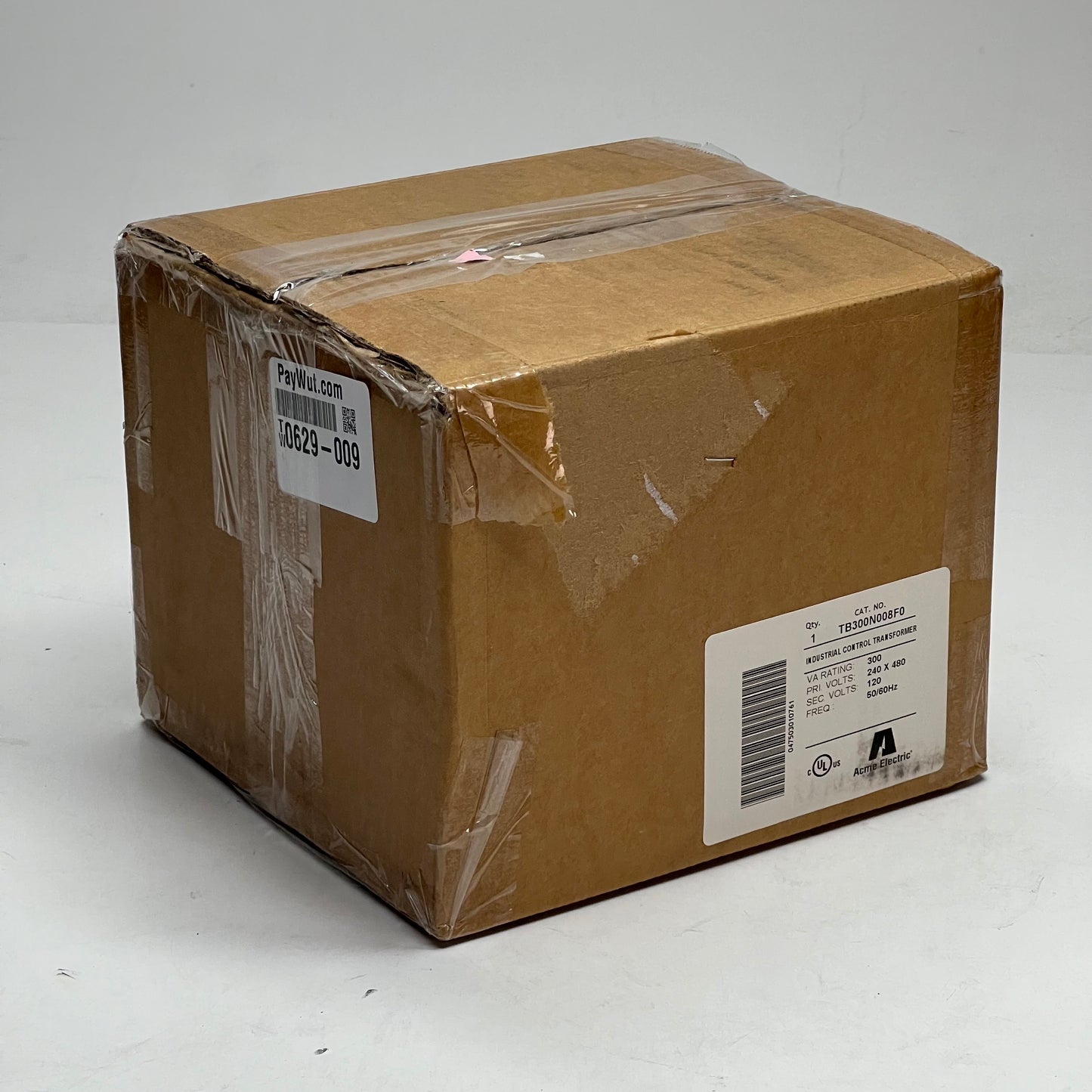 ZA@ FLEX-TRIM Acme Electric Industrial Transformer 300VA 240/480V-120V - Black TB300N008F0