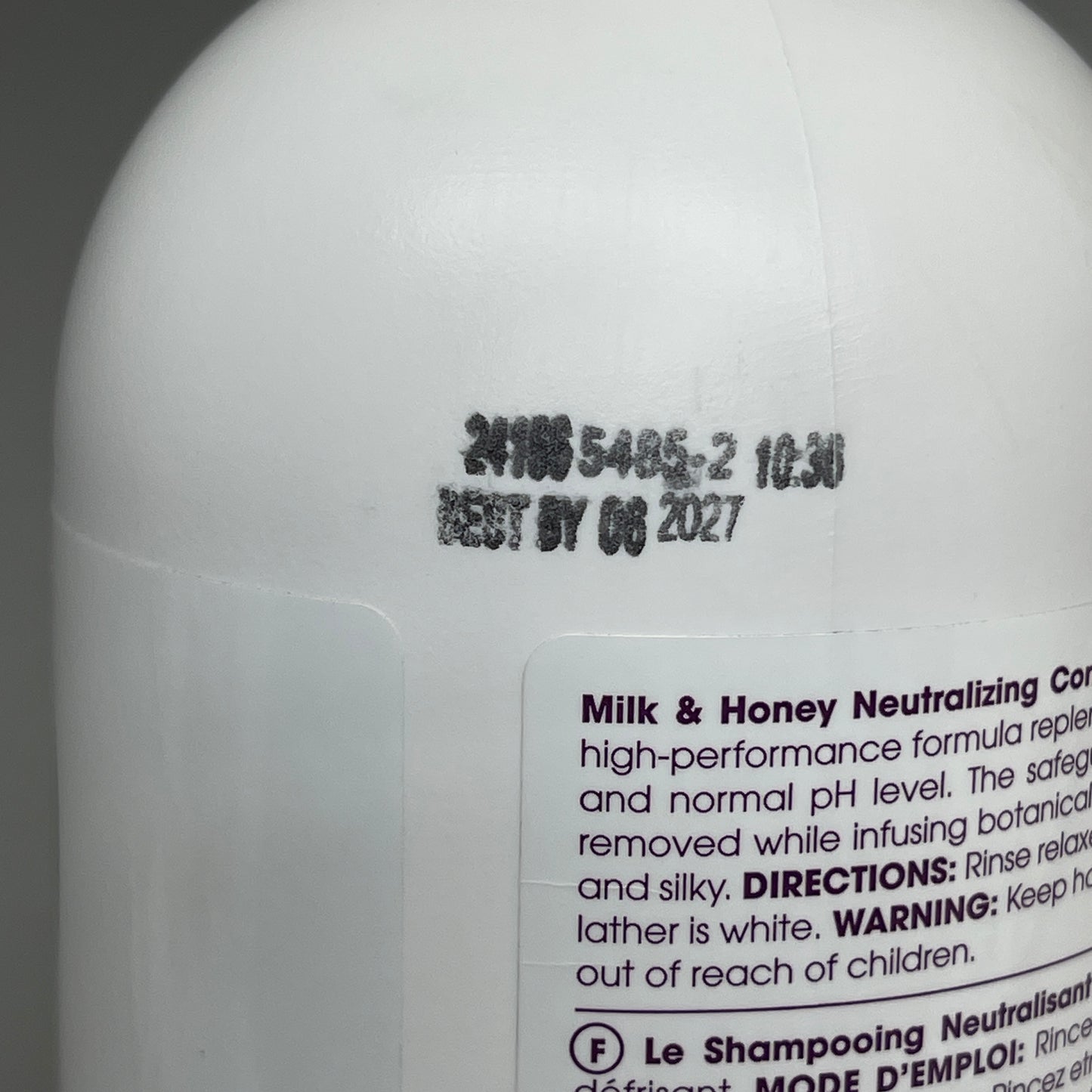DESIGN ESSENTIALS Milk & Honey Neutralizing Conditioning Shampoo 32 fl oz BB 06/2027