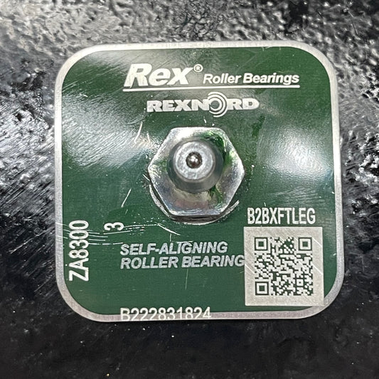 REXNORD Pillow Block Roller Bearing 3" Bore Diameter Cast Iron ZA8300