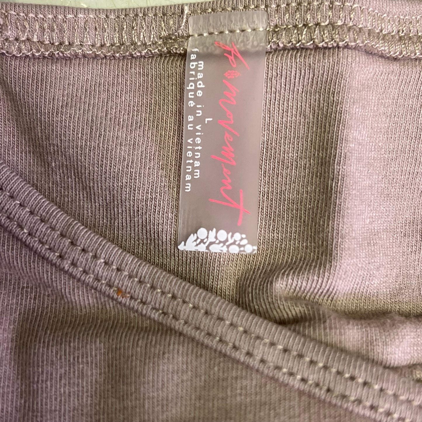 FREE PEOPLE Hot Shot Onesie Relaxed Fit Women's Sz L Mocha Latte 80029523