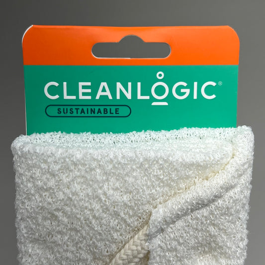 CLEANLOGIC Certified Organic Cotton Exfoliating Stretch Cloth 17"x 8" 1200219