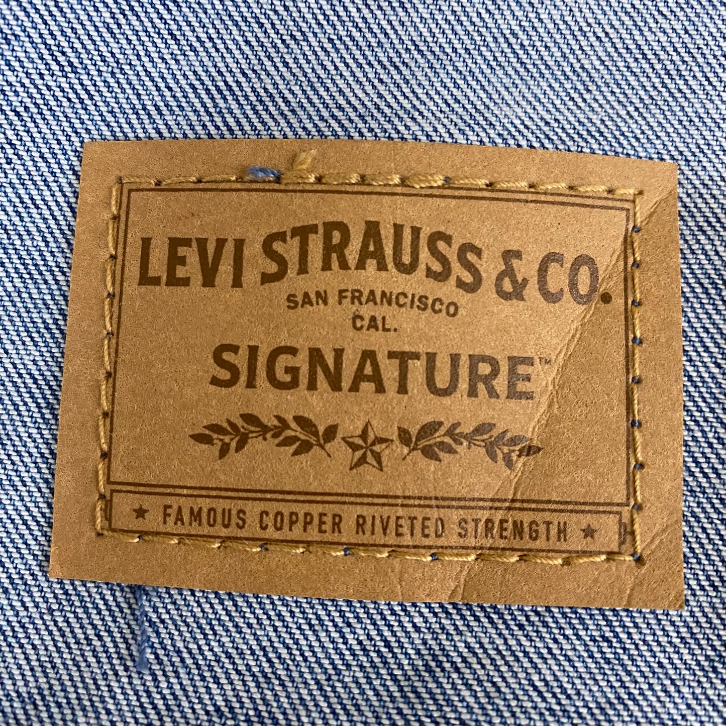 LEVI'S 95' Jean/Denim Cropped Vest Women's Sz XS Blue A91780000