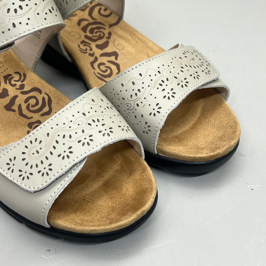 PROPET Wanda Sandal w/Wedge Heel Design Women's Sz 7 XX WIDE (4E) Cream WSX203L